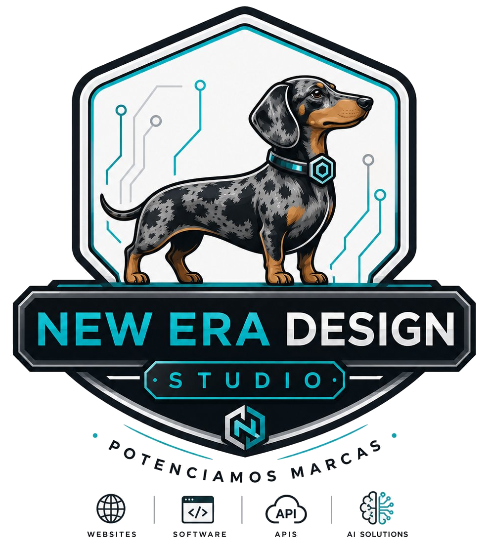 Perro salchicha arlequín tecnológico